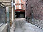 single drive double garage 
by robert kershaw